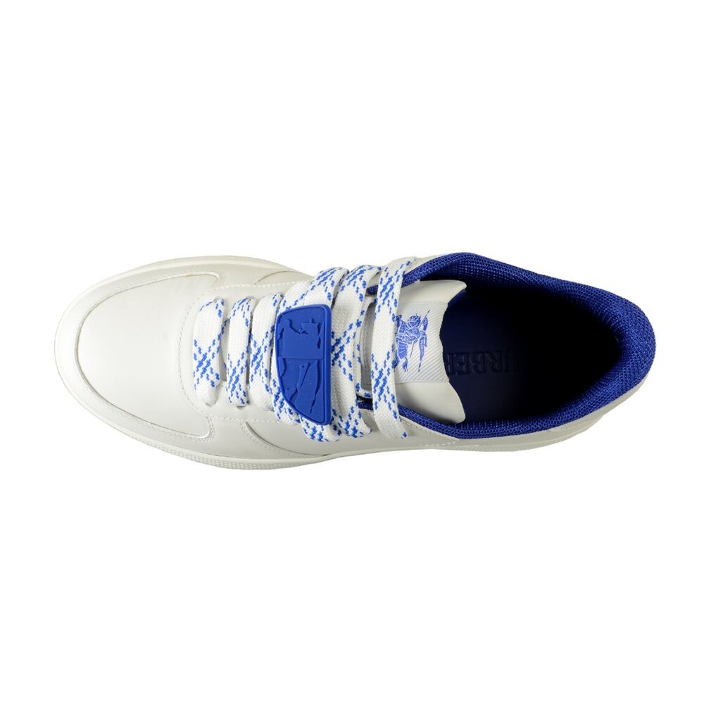Burberry Men's "Terrace" White Leather Low Top Sneakers Shoes US 11 IT 44 - Picture 7 of 8